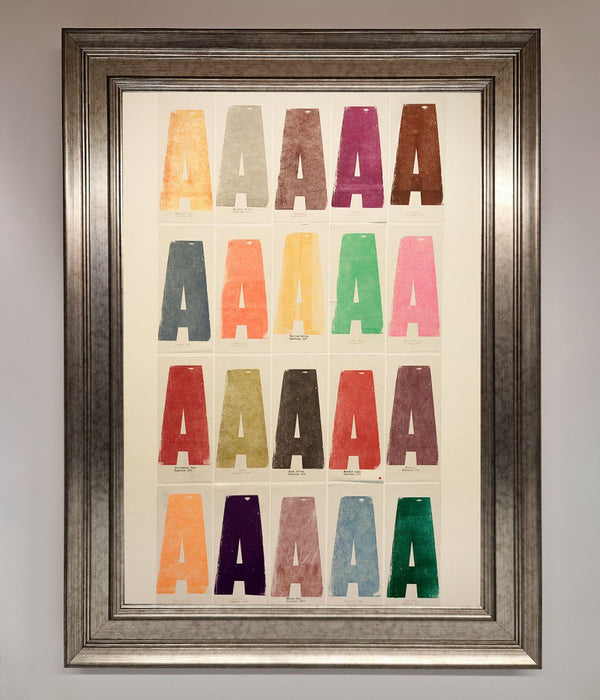 Pantone A Framed Poster - Hi Society