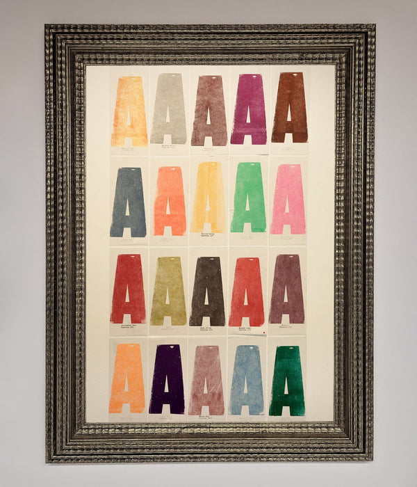 Pantone A Framed Poster - Hi Society