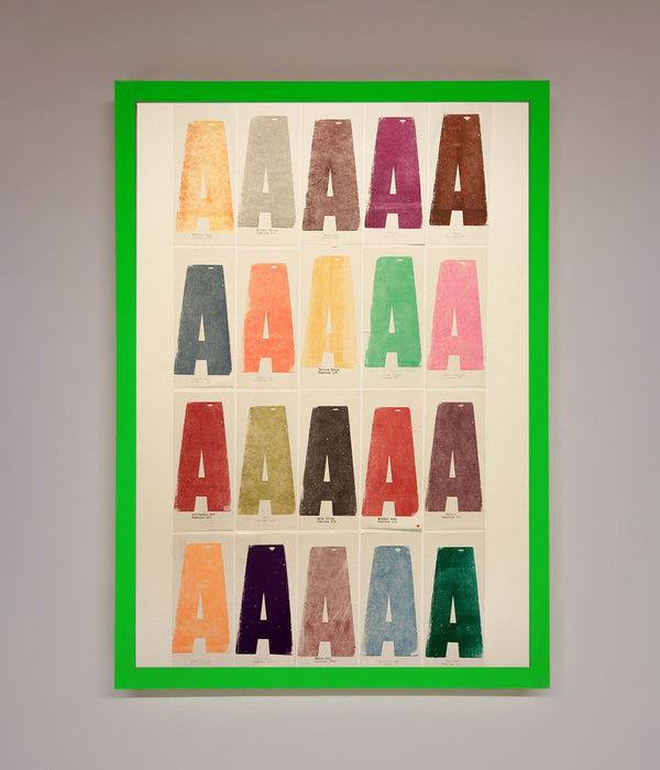 Pantone A Framed Poster - Hi Society