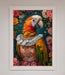Parrot Renaissance Stare Framed Wall Art - Hi Society