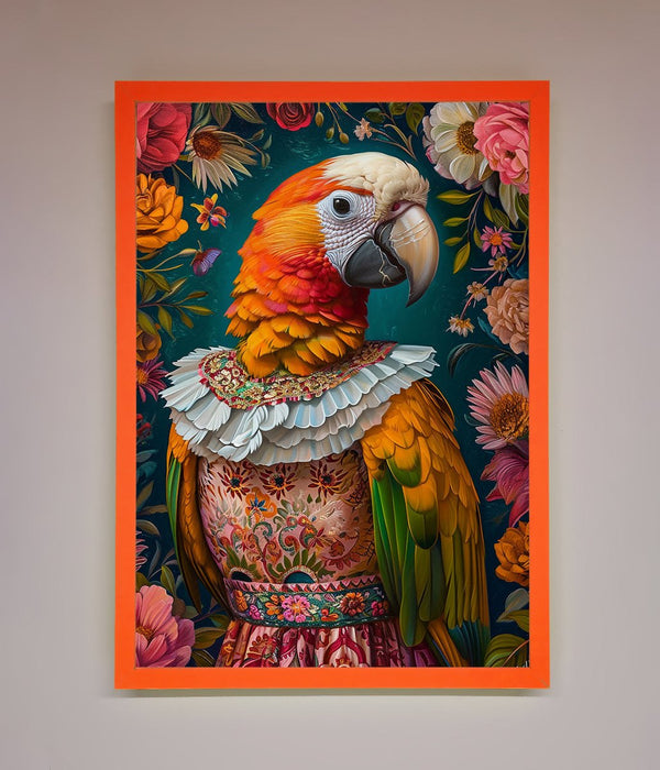 Parrot Renaissance Stare Framed Wall Art - Hi Society
