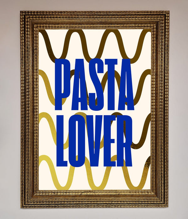 Pasta Lover Foil Print - Hi Society