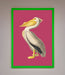Pelican On Pink Framed Poster - Hi Society