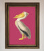 Pelican On Pink Framed Poster - Hi Society