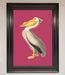 Pelican On Pink Framed Poster - Hi Society