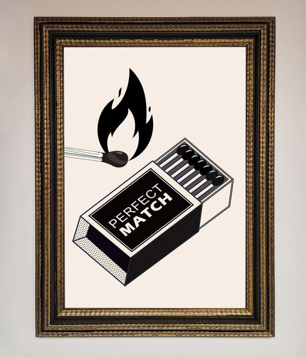 Perfect Match Framed Print - Hi Society
