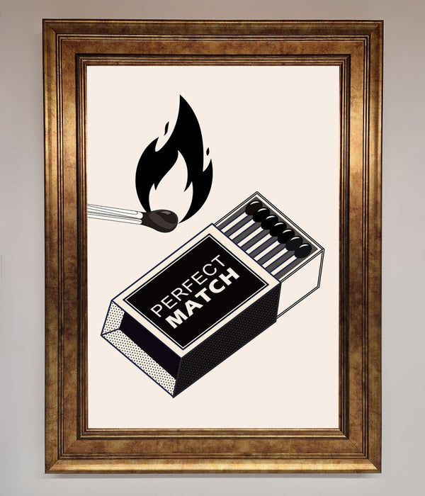Perfect Match Framed Print - Hi Society