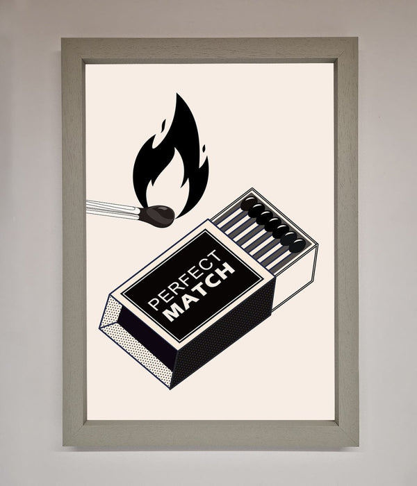 Perfect Match Framed Print - Hi Society