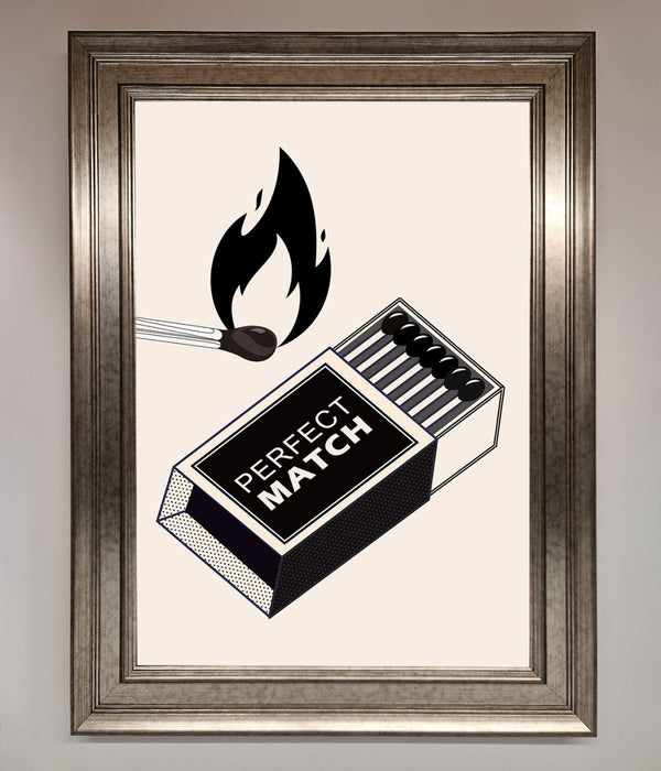 Perfect Match Framed Print - Hi Society