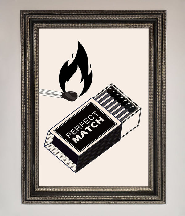 Perfect Match Framed Print - Hi Society