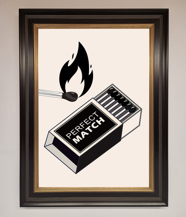 Perfect Match Framed Print - Hi Society