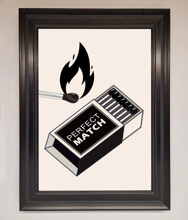 Perfect Match Framed Print - Hi Society