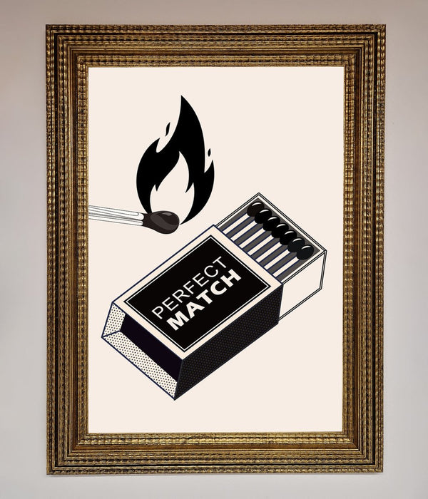 Perfect Match Framed Print - Hi Society