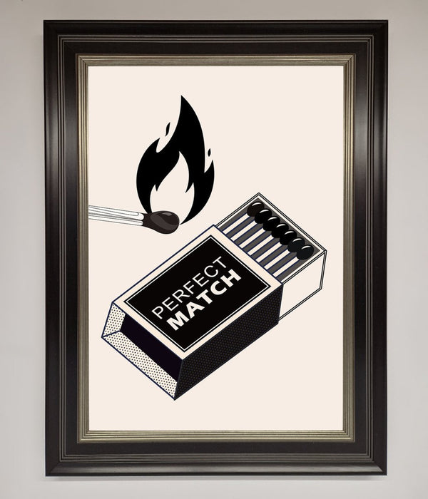 Perfect Match Framed Print - Hi Society