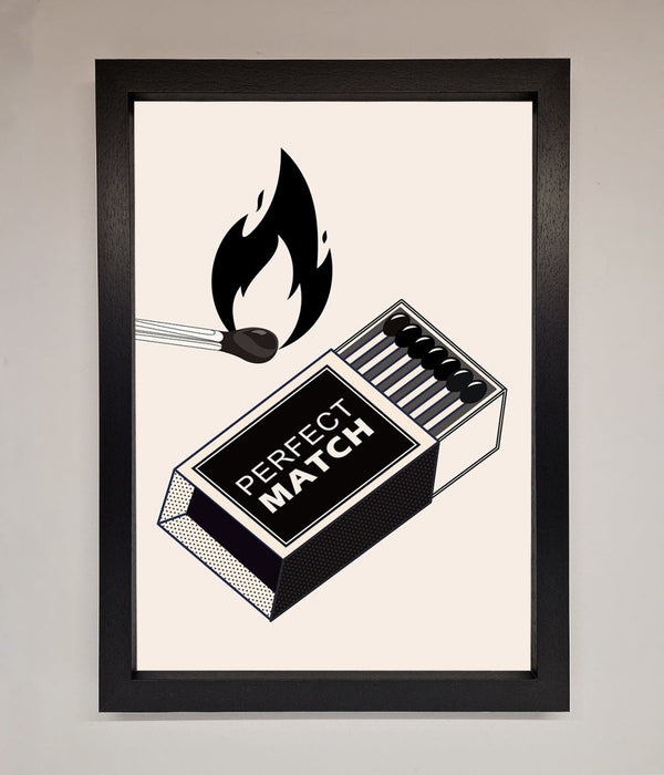 Perfect Match Framed Print - Hi Society
