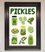 Pickle Lover Framed Wall Art - Hi Society
