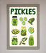 Pickle Lover Framed Wall Art - Hi Society