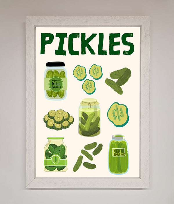 Pickle Lover Framed Wall Art - Hi Society