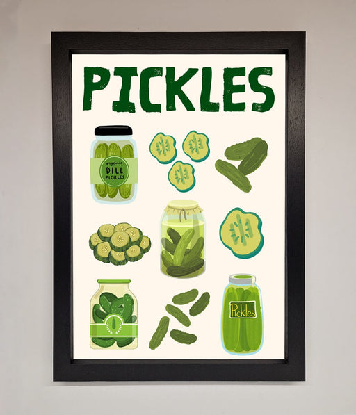 Pickle Lover Framed Wall Art - Hi Society