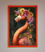 Pink Flamingo Floral Framed Poster - Hi Society
