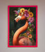 Pink Flamingo Floral Framed Poster - Hi Society
