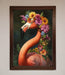 Pink Flamingo Floral Framed Poster - Hi Society