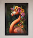 Pink Flamingo Floral Framed Poster - Hi Society