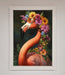 Pink Flamingo Floral Framed Poster - Hi Society