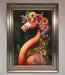 Pink Flamingo Floral Framed Poster - Hi Society