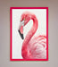 Pink Flamingo Stare Framed Print - Hi Society
