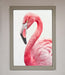Pink Flamingo Stare Framed Print - Hi Society