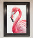 Pink Flamingo Stare Framed Print - Hi Society