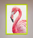 Pink Flamingo Stare Framed Print - Hi Society