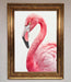 Pink Flamingo Stare Framed Print - Hi Society