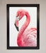 Pink Flamingo Stare Framed Print - Hi Society