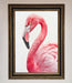 Pink Flamingo Stare Framed Print - Hi Society