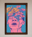 Pink Flowers On Face Framed Wall Art - Hi Society
