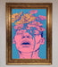 Pink Flowers On Face Framed Wall Art - Hi Society
