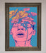 Pink Flowers On Face Framed Wall Art - Hi Society