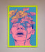 Pink Flowers On Face Framed Wall Art - Hi Society