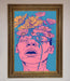 Pink Flowers On Face Framed Wall Art - Hi Society