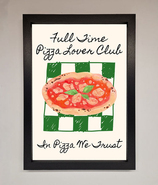 Pizza Lover Club Framed Wall Art - Hi Society