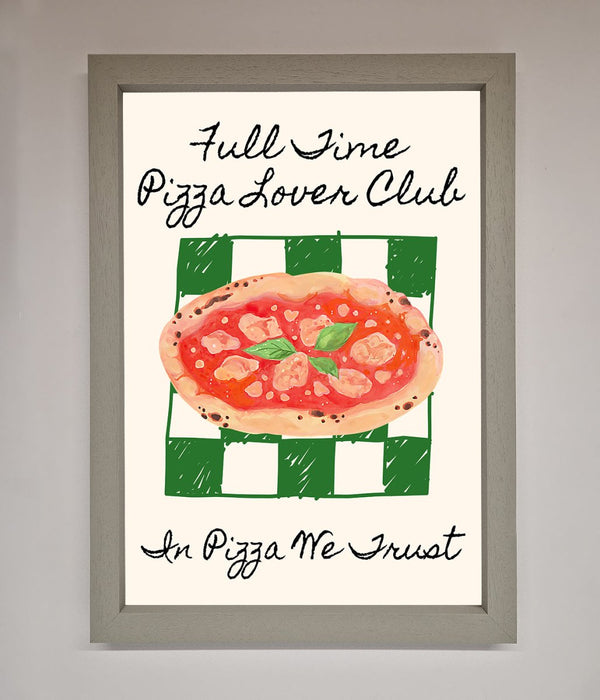 Pizza Lover Club Framed Wall Art - Hi Society