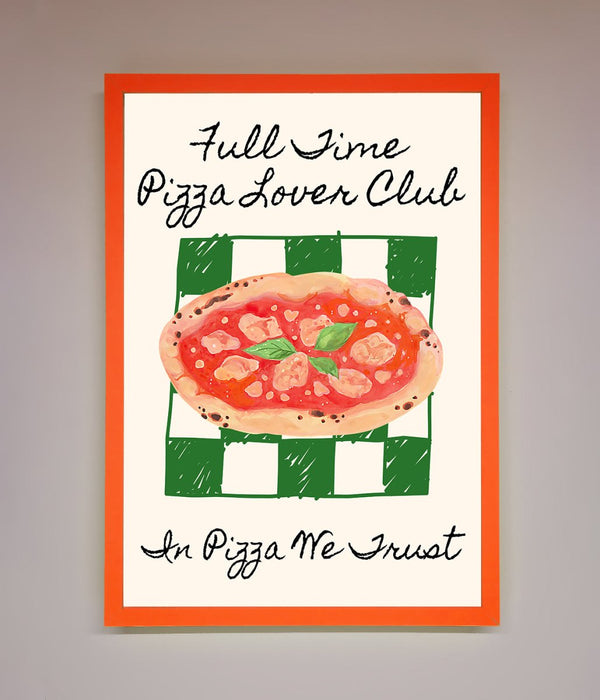 Pizza Lover Club Framed Wall Art - Hi Society