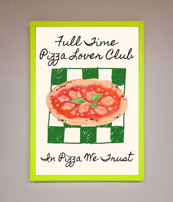 Pizza Lover Club Framed Wall Art - Hi Society