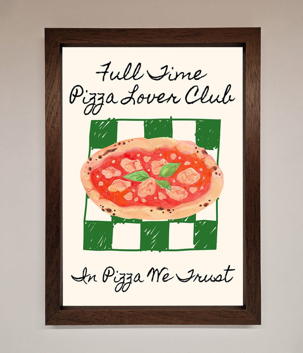 Pizza Lover Club Framed Wall Art - Hi Society