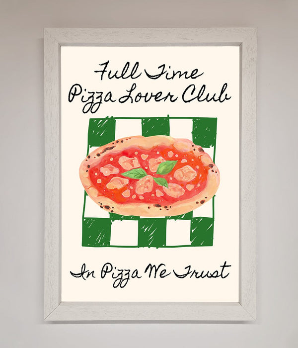 Pizza Lover Club Framed Wall Art - Hi Society