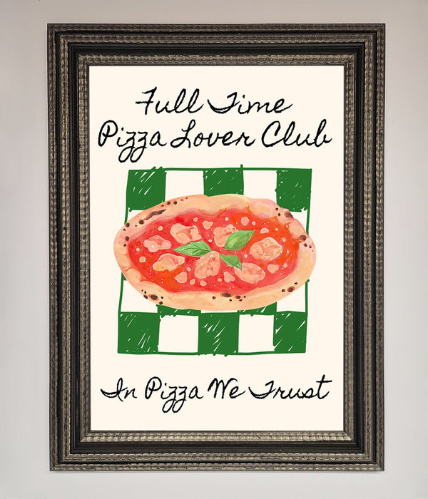 Pizza Lover Club Framed Wall Art - Hi Society