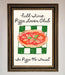Pizza Lover Club Framed Wall Art - Hi Society