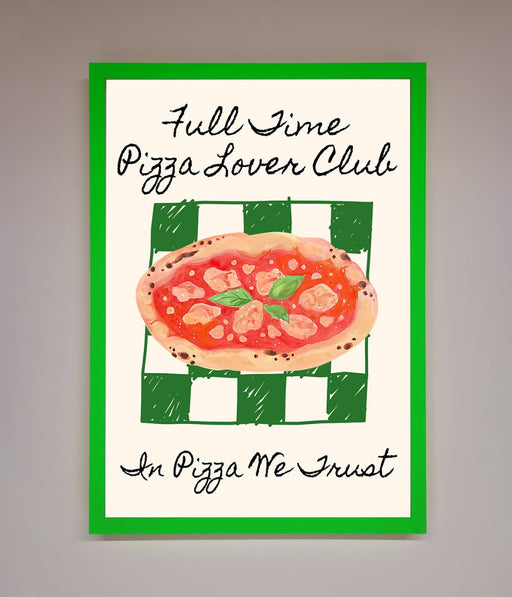 Pizza Lover Club Framed Wall Art - Hi Society